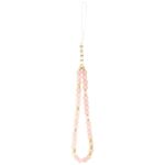 Guess dėklas Magsafe IML dėklas Flowers Electroplated Allover With Beads Strap For iPhone 17 Pro – spalva: rožinė - Image 3