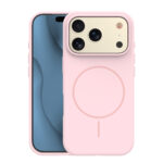 Silicone Thin Mag dėklas iPhone 17 Pro 6,3" light – spalva: rožinė