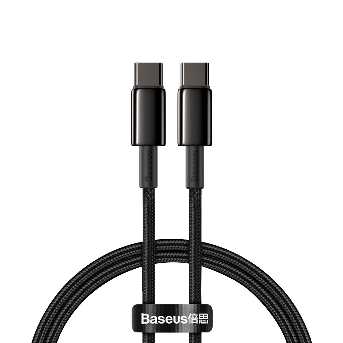218603_oryg Baseus cable Tungsten PD USB-C - USB-C 1,0 m black 100W - Image 1