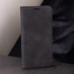 Smart Suede dėklas Samsung Galaxy S25 FE – spalva: juoda - Image 9