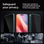 Spigen Glas.Tr ”Ez Fit” 2-Pack forfor iPhone 16 Pro Max 6,3 privacy - Image 13