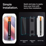 Spigen Glas.Tr ”Ez Fit” 2-Pack forfor iPhone 16 Pro Max 6,3 privacy - Image 15