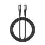 BWOO Braided Cable USB-C - USB-C 2m 60W black