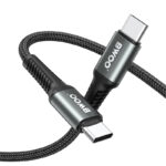 BWOO Braided Cable USB-C - USB-C 2m 60W black - Image 3