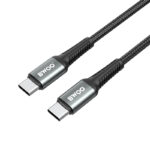 BWOO Braided Cable USB-C - USB-C 2m 60W black - Image 4