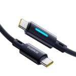 Baseus Lit Cable USB-C - USB-C 2m 100W Cosmic Black - Image 4