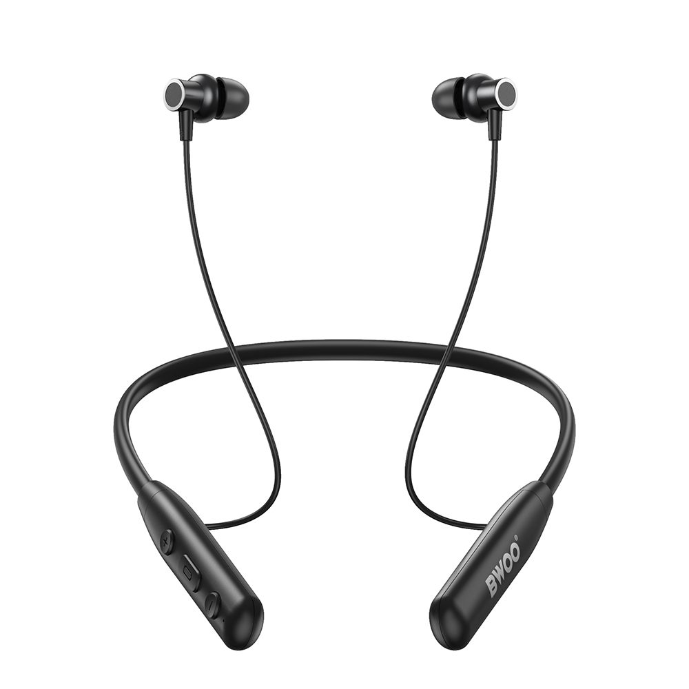 462565_oryg BWOO Stereo Sound Quality BT5.3 Neckband Earphone BW870 black - Image 1