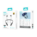 BWOO Stereo Sound Quality BT5.3 Neckband Earphone BW870 black - Image 5