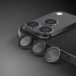 Etteri camera lens protector for iPhone 17 Pro / 17 Pro Max – spalva: juoda - Image 3