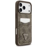 Guess 4G Double Card Triangle dėklas iPhone 17 Pro Max – spalva: ruda - Image 5