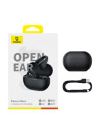Belaidės Bluetooth 5.4 ausinės Bass 15 Clip su įkrovimo dėklu, juodos - Image 3