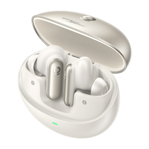 Belaidės Bluetooth 6.1 ausinės Inspire XP1 su įkrovimo dėklu ir triukšmo slopinimu, baltos