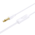 Ausinės su mikrofonu 1.2m (3.5mm kištukas) Encok HZ11, baltos - Image 3