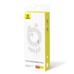 Ausinės su mikrofonu 1.2m (3.5mm kištukas) Encok HZ11, baltos - Image 5