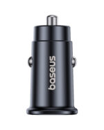 Automobilinis įkroviklis GoTrip 30W 12-24V USB-A + USB-C QC PD, juodas - Image 2