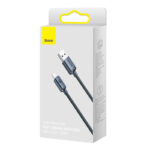 (1407) Kabelis USB A kištukas - USB C kištukas 1.2m su QC3.0 įrenginių krovimui iki 100W juodas Crystal Shine BASEUS - Image 4