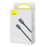 Kabelis USB C - USB C 1.2m su QC3.0 įrenginių krovimui iki 100W Crystal Shine BASEUS - Image 5