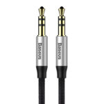 (1417) Jungiamasis garso kabelis 3.5mm-3.5mm stereo, 1m pilkas / juodas BASEUS - Image 3
