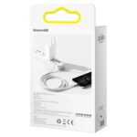 (1418) Kabelis USB2.0 A kištukas - micro USB kištukas 1.0m 2A baltas Superior serija BASEUS - Image 5