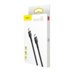 Baseus laidas Type-C - Type-C QC3.0 2m pilkas-juodas - Image 2