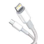 Kabelis USB C - IP Lightning 2m 20W PD, baltas BASEUS - Image 6