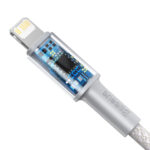 Kabelis USB C - IP Lightning 2m 20W PD, baltas BASEUS - Image 3