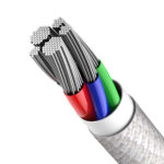 Kabelis USB C - IP Lightning 2m 20W PD, baltas BASEUS - Image 4