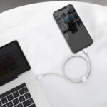 Kabelis USB C - IP Lightning 2m 20W PD, baltas BASEUS - Image 5