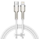 (1427) Kabelis USB C kištukas - IP Lightning kištukas 1.0m QC3.0 PD baltas BASEUS - Image 6