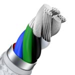(1427) Kabelis USB C kištukas - IP Lightning kištukas 1.0m QC3.0 PD baltas BASEUS - Image 3