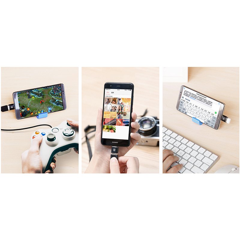 CATOTG-01-1 (1429) Adapteris USB C kištukas - USB A lizdas, su OTG funkcija BASEUS - Image 1