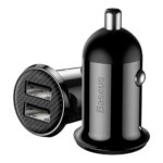 (1434) Automobilinis įkroviklis 12-24V 2xUSB 4.8A, juodas - Image 5