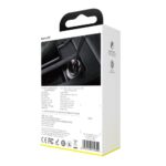 (1438) Automobilinis įkroviklis 24W 12-24V 2xUSB 4.8A su LED indikacija, pilkas - Image 3