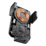 Automobilinis laikiklis 4.7-7.5" ekranų telefonams su belaidžiu įkrovimu 15W, IR jutikliu - Image 3