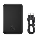 Baseus LiPo Powerbank 6000mAh 20W UBS-C, 15W Magsafe Mini Air juodas - Image 9