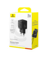Sieninis įkroviklis Palm 30W USB-C QC3.0 PD3.0, juodas - Image 3