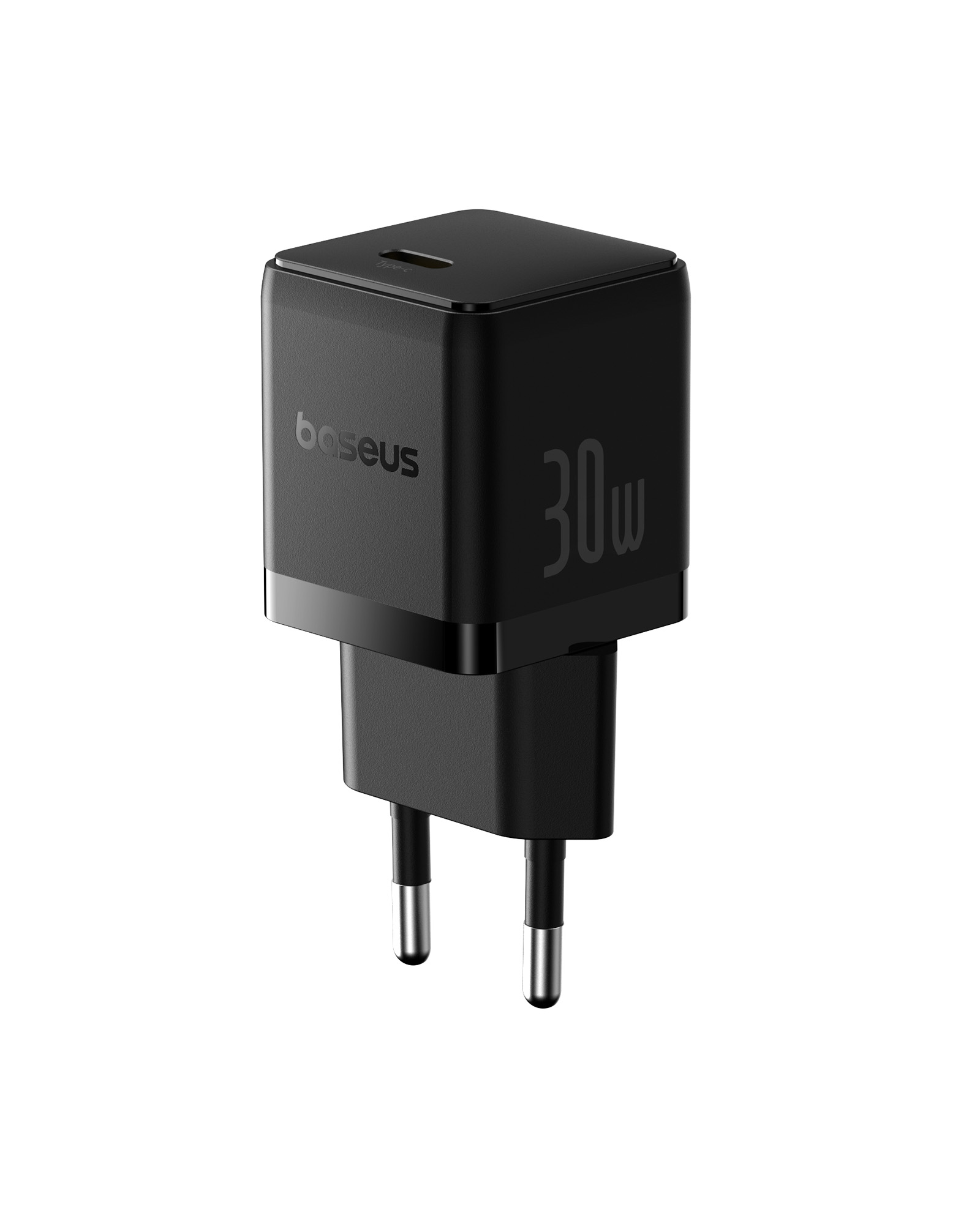 P10111605113-01 Sieninis įkroviklis Palm 30W USB-C QC3.0 PD3.0 su USB-C kabeliu 1m, juodas - Image 1
