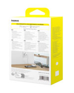 Sieninis įkroviklis Palm 20W USB + USB-C QC3.0 PD3.0, baltas - Image 4