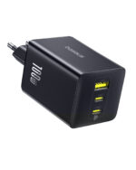 Sieninis įkroviklis EnerFill FE11 100W USB-A + 2xUSB-C QC PD, juodas - Image 5