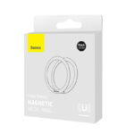 Baseus set of stickers HALO for the magnetic holder round black plates 2 pcs - Image 3