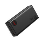 LiPo išorinis akumuliatorius (PowerBank) 40000mAh 22.5W USB + USB-C Adaman juodas BASEUS - Image 3