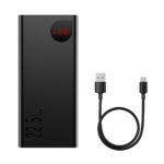 LiPo išorinis akumuliatorius (PowerBank) 40000mAh 22.5W USB + USB-C Adaman juodas BASEUS - Image 6