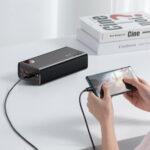 LiPo išorinis akumuliatorius (PowerBank) 40000mAh 22.5W USB + USB-C Adaman juodas BASEUS - Image 9