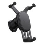 Automobilinis laikiklis 5.4-6.7" ekranų  telefonams su belaidžiu įkrovimu 15W,  juodas - Image 6