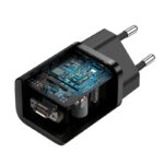 Įkroviklis Baseus Super Si 25W+Type-C laidas Juodas - Image 3