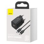 Įkroviklis Baseus Super Si 25W+Type-C laidas Juodas - Image 4