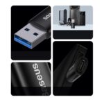 (1428) Adapteris USB3.1 A kištukas - USB C lizdas, su OTG funkcija BASEUS - Image 4