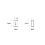 (1428) Adapteris USB3.1 A kištukas - USB C lizdas, su OTG funkcija BASEUS - Image 7